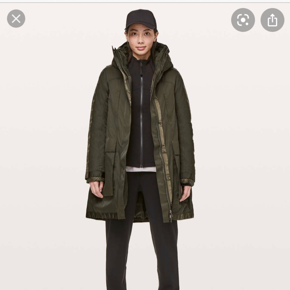 lululemon athletica Olive Green Jacket